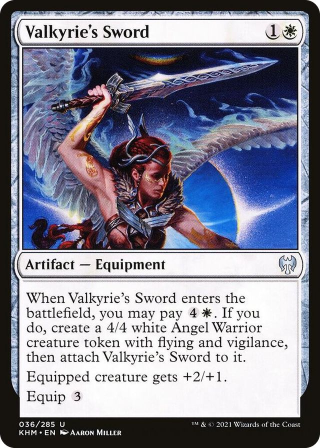 0036 Valkyrie's Sword U Kaldheim