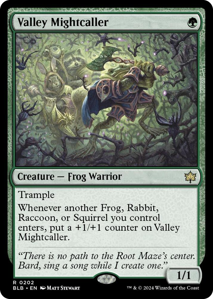 0202 Valley Mightcaller R Bloomburrow