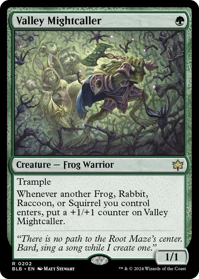 0202 Valley Mightcaller R Bloomburrow