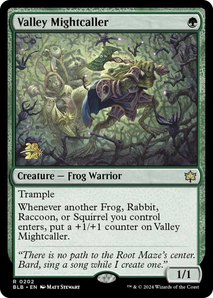 0202 Valley Mightcaller R Prerelease Cards