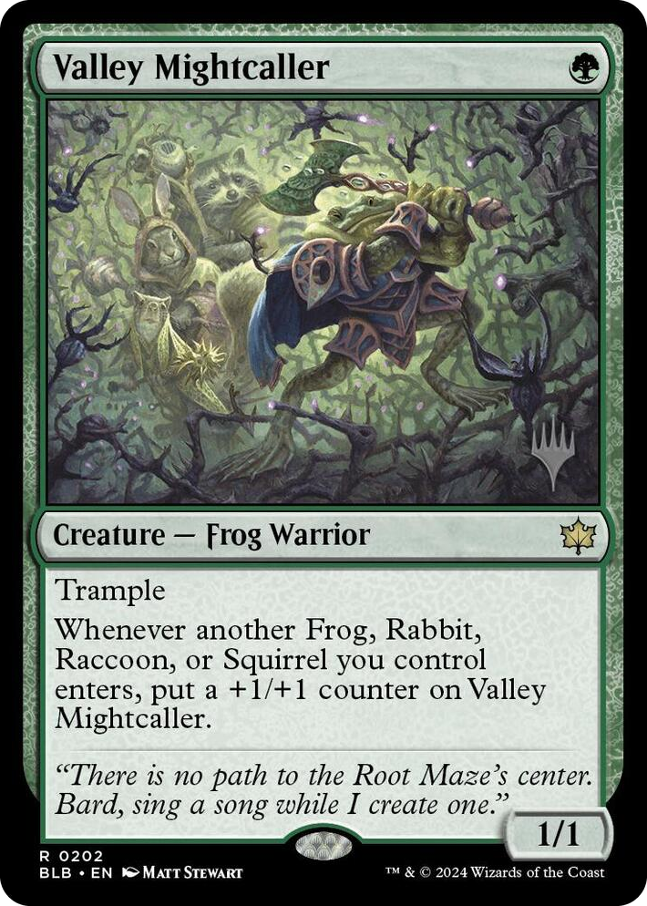 0202 Valley Mightcaller R Promo Pack: Bloomburrow