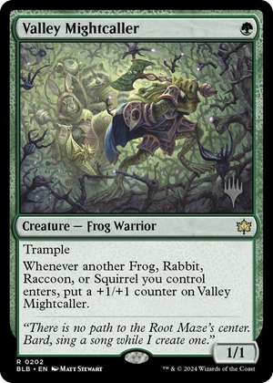 0202 Valley Mightcaller R Promo Pack: Bloomburrow