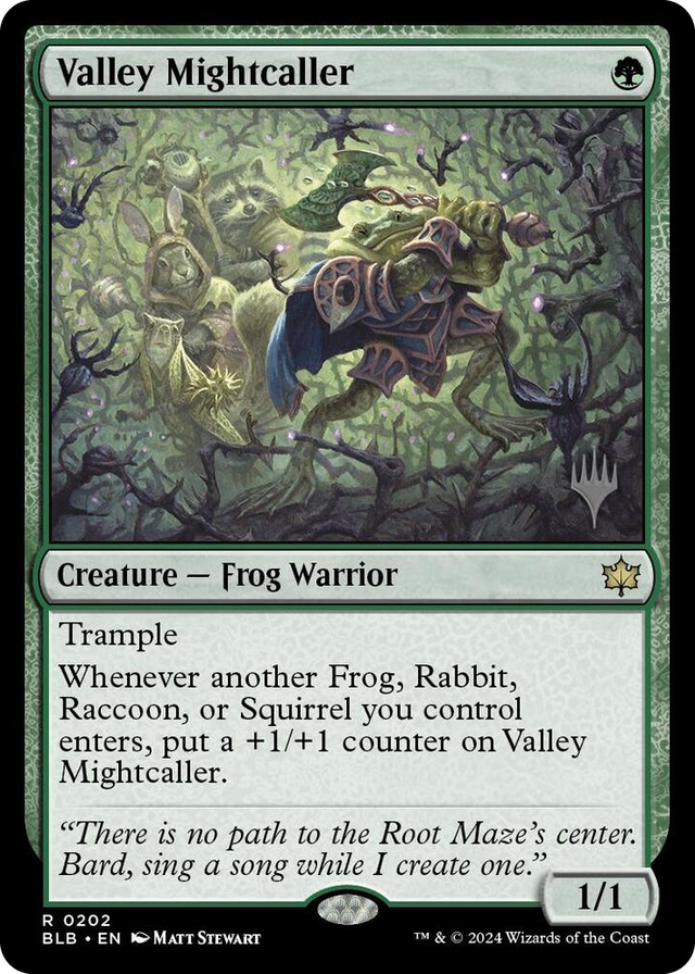 0202 Valley Mightcaller R Promo Pack: Bloomburrow