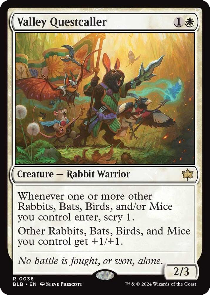 0036 Valley Questcaller R Bloomburrow
