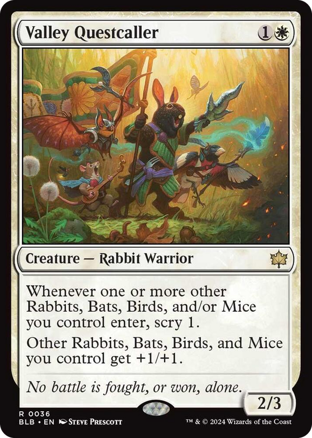 0036 Valley Questcaller R Bloomburrow