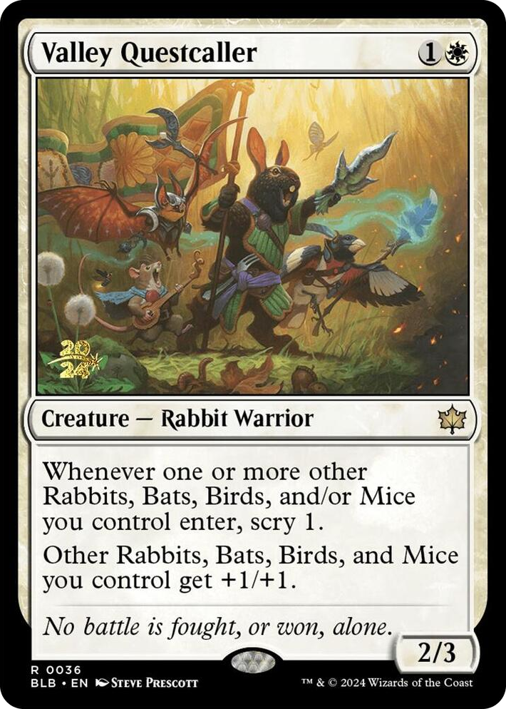 0036 Valley Questcaller R Prerelease Cards