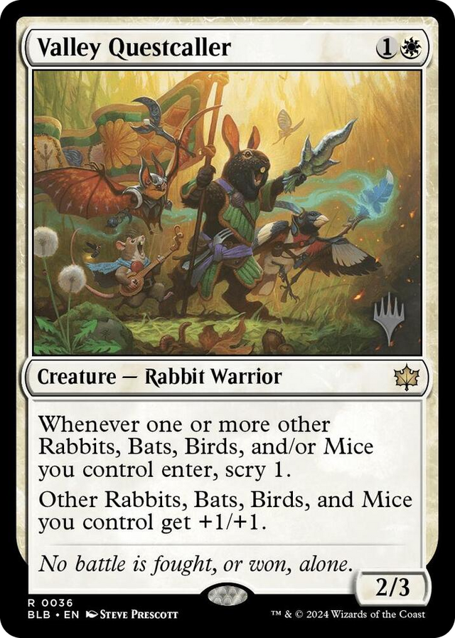 0036 Valley Questcaller R Promo Pack: Bloomburrow