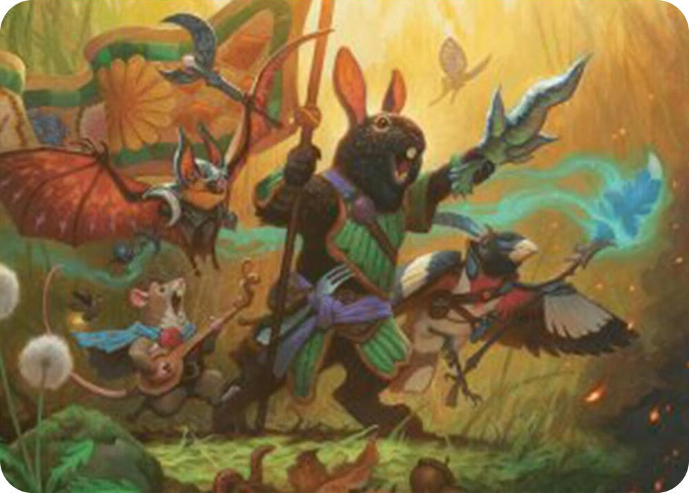 0004 Valley Questcaller Art Card S Art Series: Bloomburrow