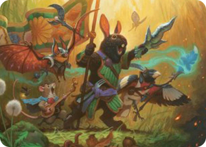 0004 Valley Questcaller Art Card S Art Series: Bloomburrow