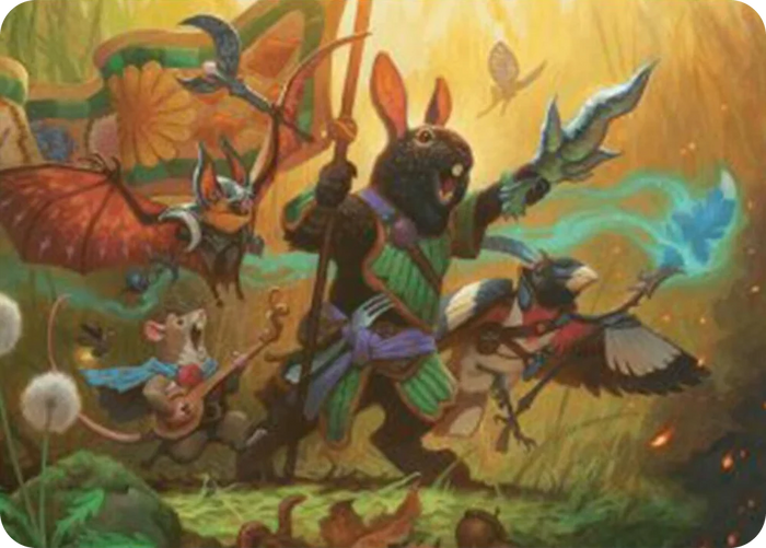 0004 Valley Questcaller Art Card S Art Series: Bloomburrow
