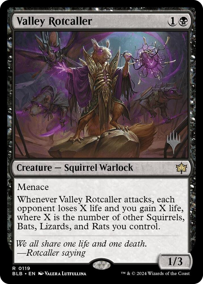 0119 Valley Rotcaller R Promo Pack: Bloomburrow
