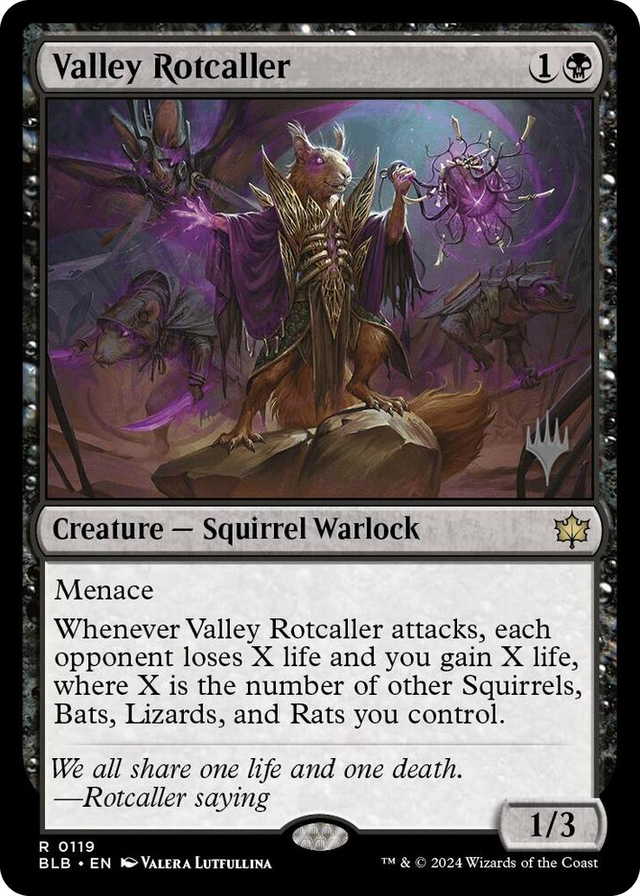 0119 Valley Rotcaller R Promo Pack: Bloomburrow