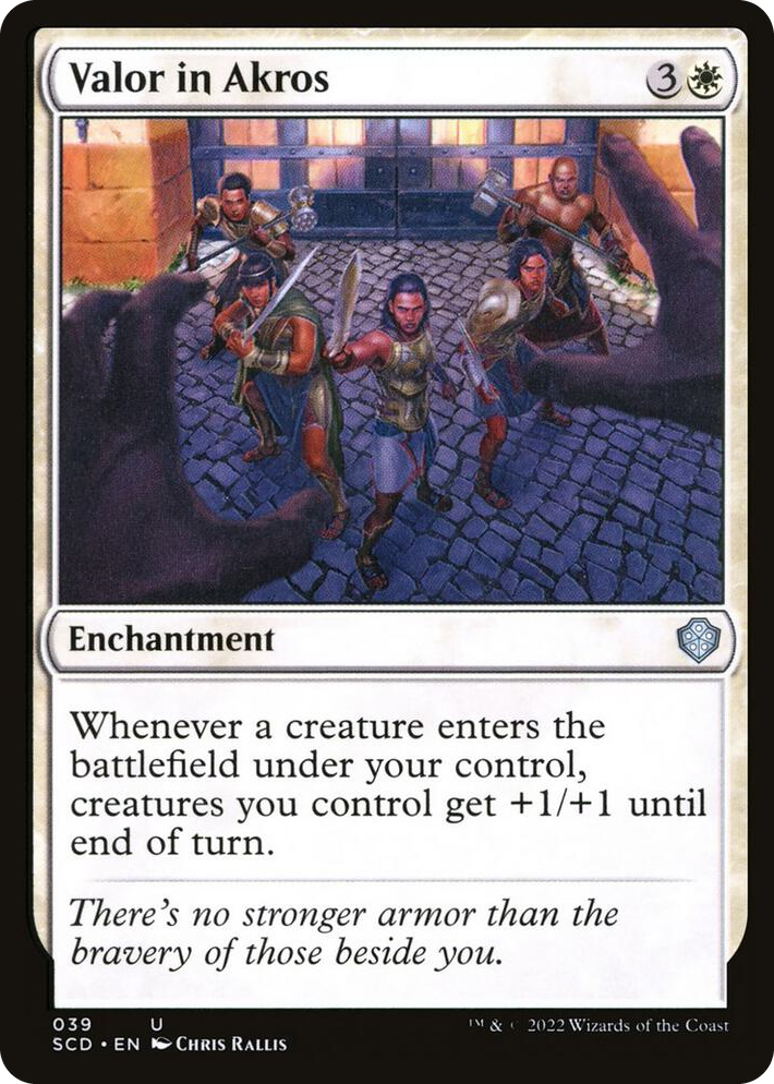 0039 Valor in Akros U Starter Commander Decks
