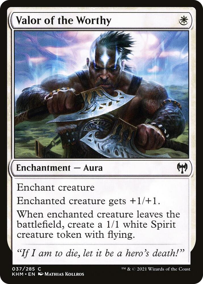 0037 Valor of the Worthy C Kaldheim
