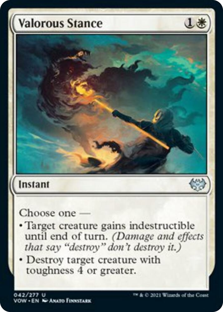 0042 Valorous Stance U Innistrad: Crimson Vow