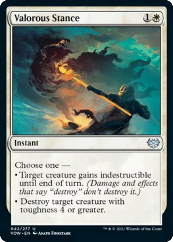 0042 Valorous Stance U Innistrad: Crimson Vow