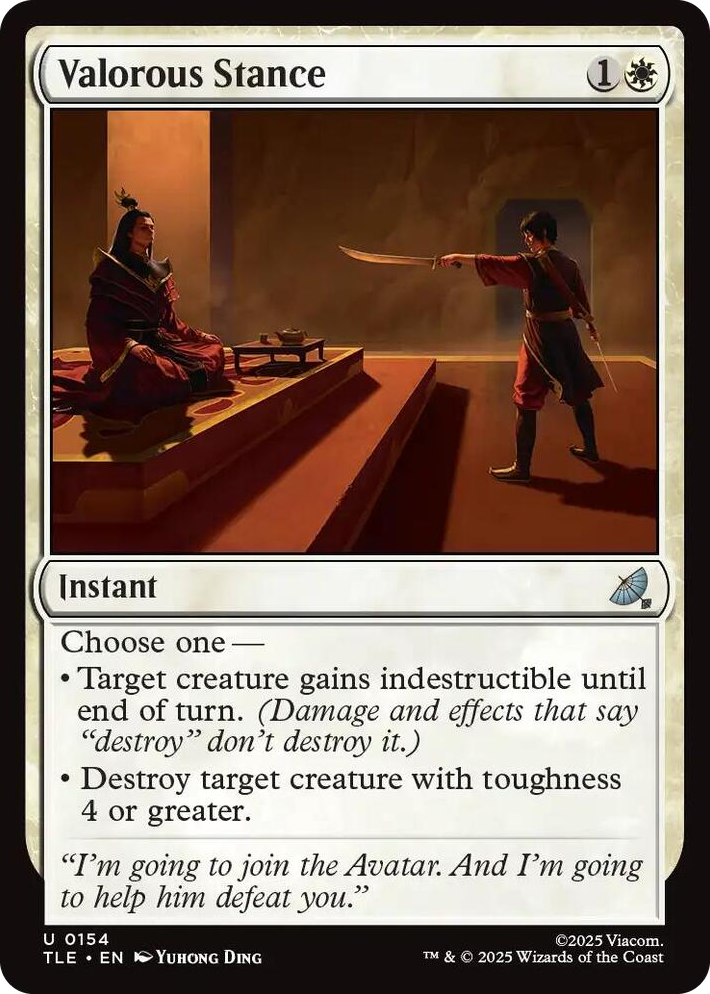 0154 Valorous Stance U The Last Airbender: Eternal-Legal