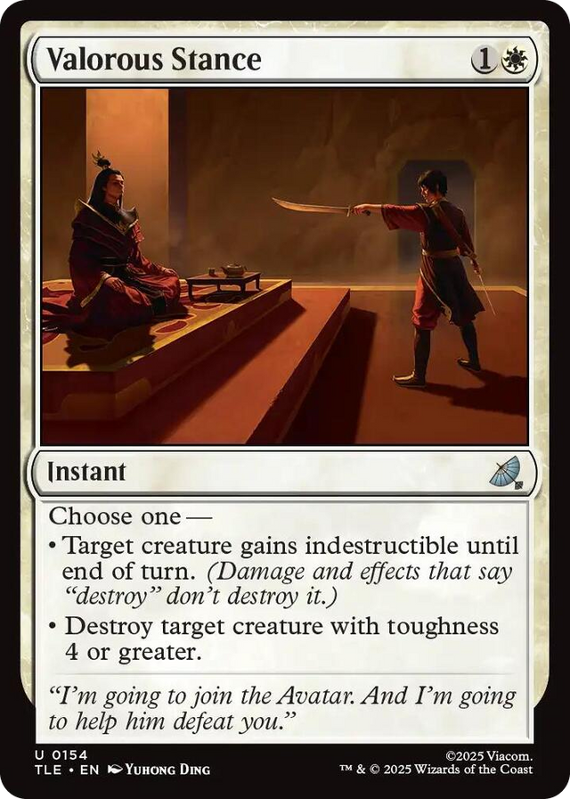 0154 Valorous Stance U The Last Airbender: Eternal-Legal