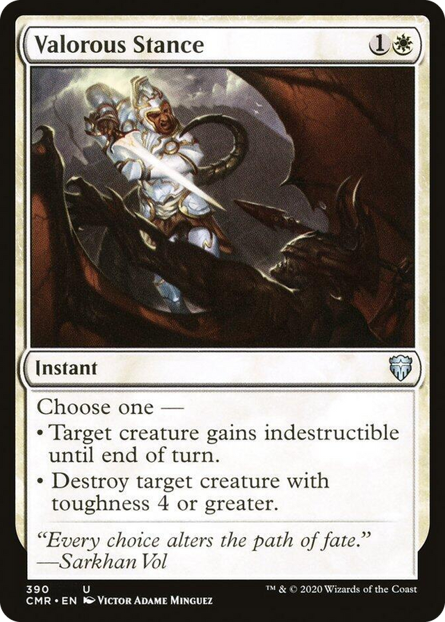 0390 Valorous Stance U Commander Legends