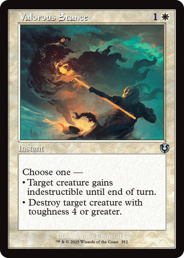 0352 Valorous Stance (Retro Frame) U Innistrad Remastered