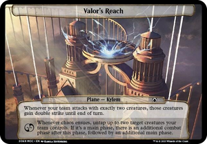 0069 Valor's Reach T Planechase: March of the Machine