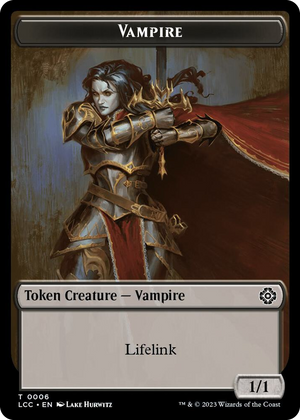 0006 Vampire (0006) // Vampire Demon Double-Sided Token T Commander: The Lost Caverns of Ixalan