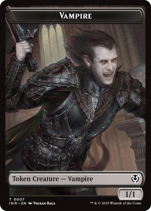 0007 Vampire (0007) // Vampire (0008) Double-Sided Token T Innistrad Remastered