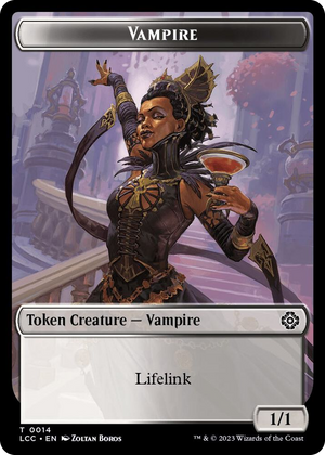 0014 Vampire (0014) // Vampire Demon Double-Sided Token T Commander: The Lost Caverns of Ixalan