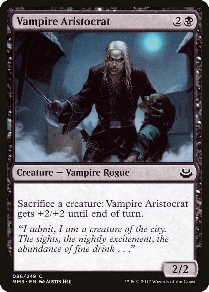 Vampire Aristocrat #86 C - Modern Masters 2017 Pokemon card