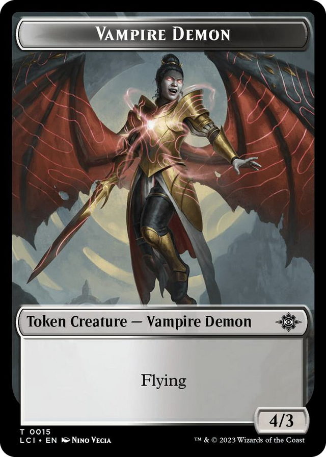 0015 Vampire Demon Token T The Lost Caverns of Ixalan
