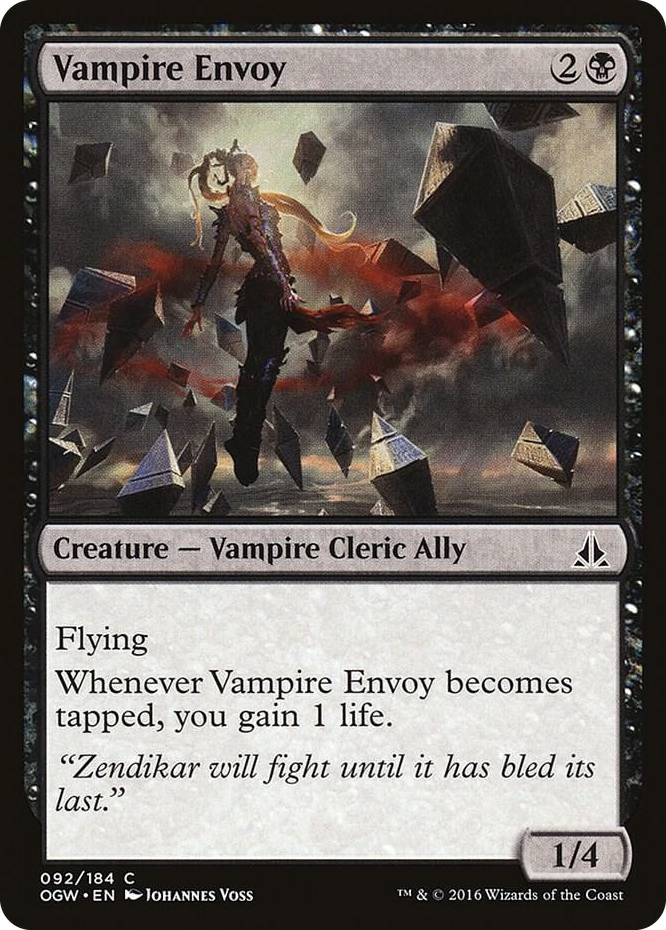 Vampire Envoy #92 C - Oath of the Gatewatch Pokemon card