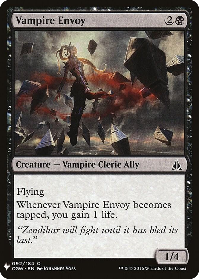 0092 Vampire Envoy C The List Reprints