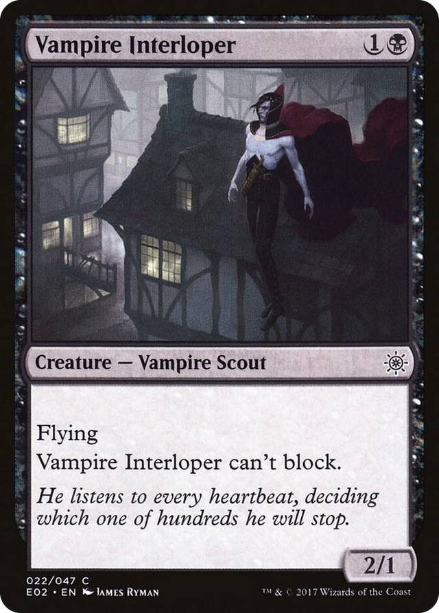 0022 Vampire Interloper C Explorers of Ixalan