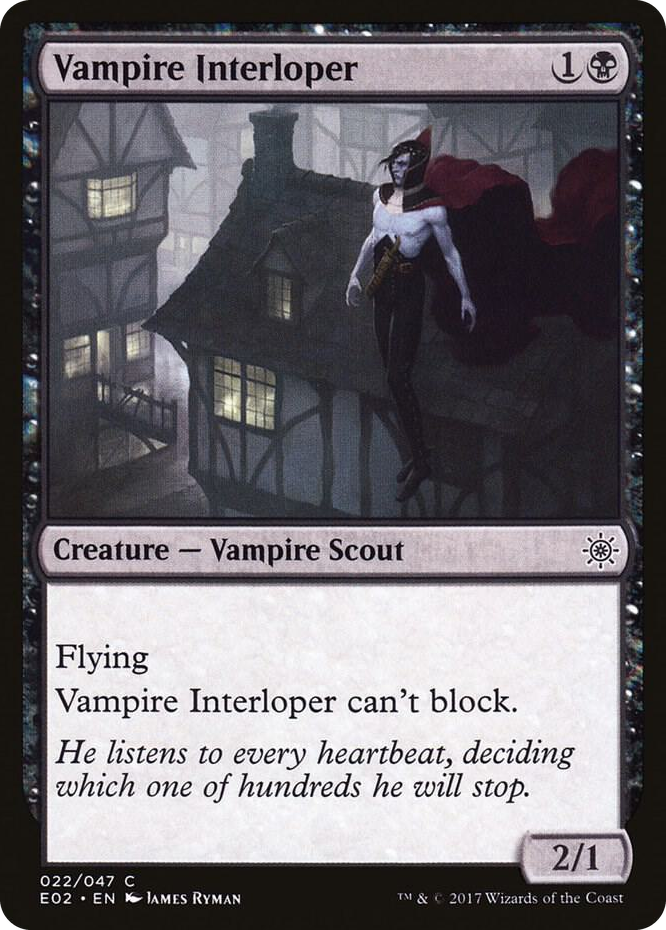 0022 Vampire Interloper C Explorers of Ixalan