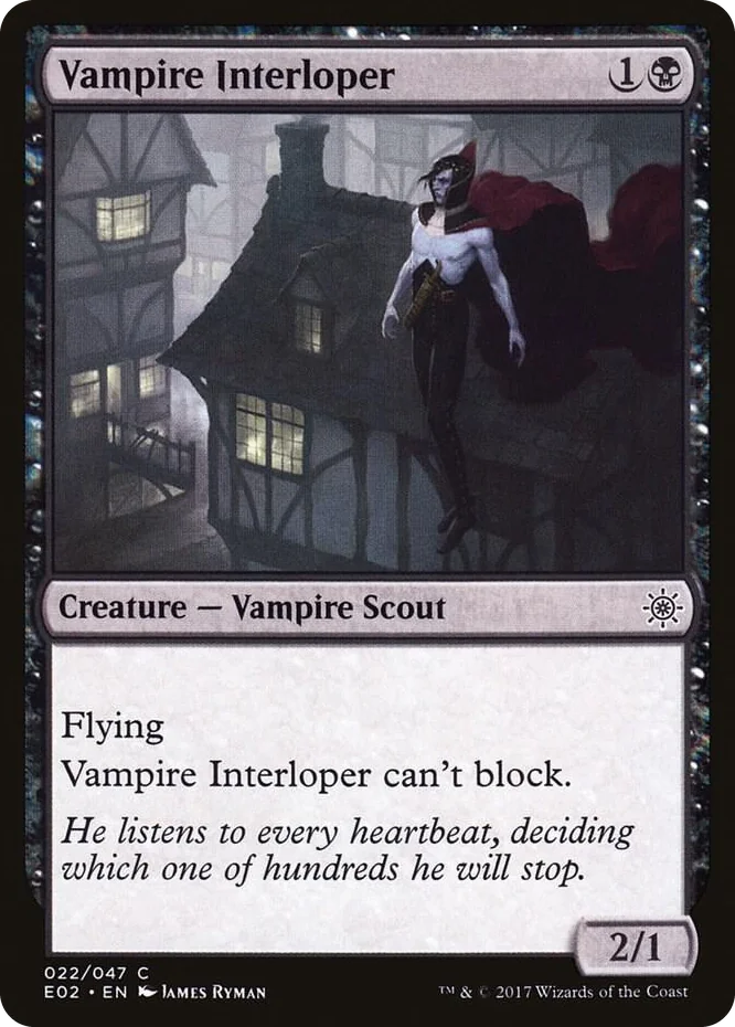 0022 Vampire Interloper C Explorers of Ixalan
