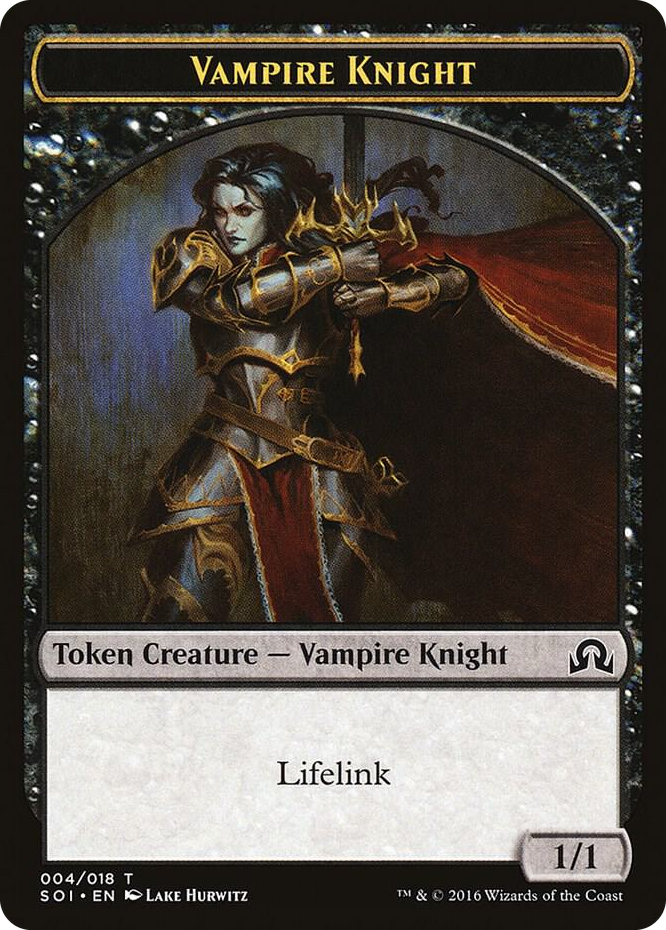 Vampire Knight Token #4 T - Shadows over Innistrad Pokemon card