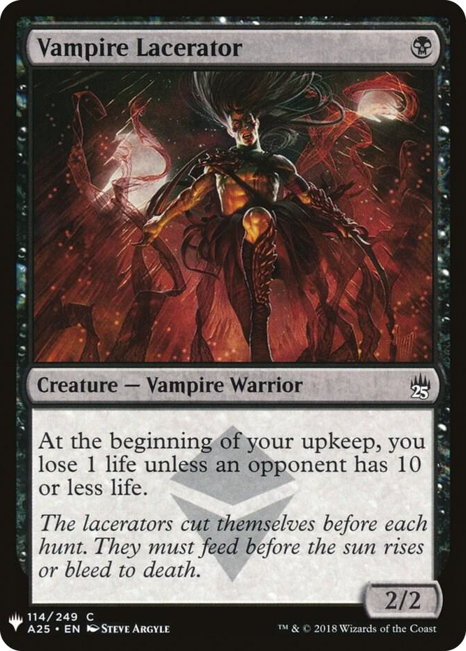 0114 Vampire Lacerator C The List Reprints