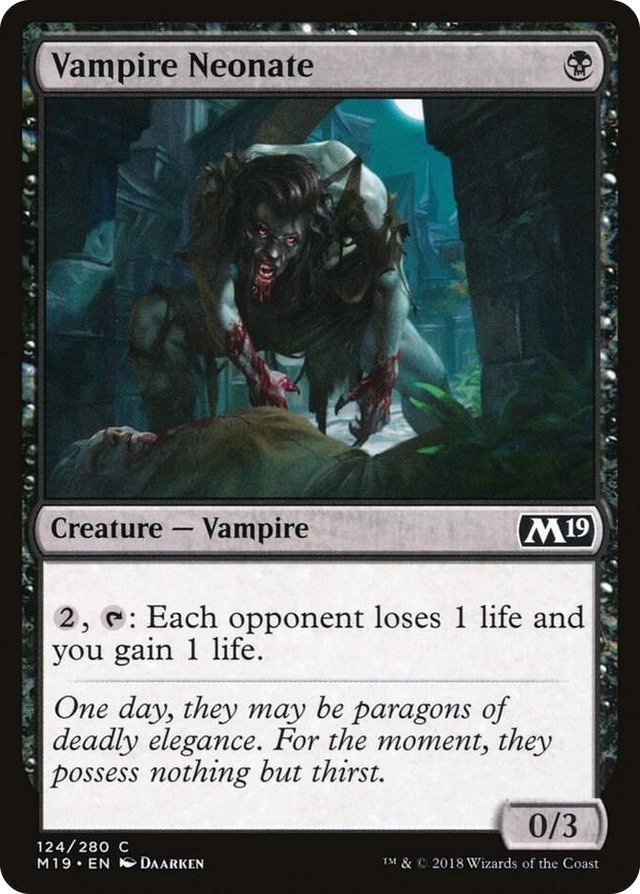 0124 Vampire Neonate C Core Set 2019