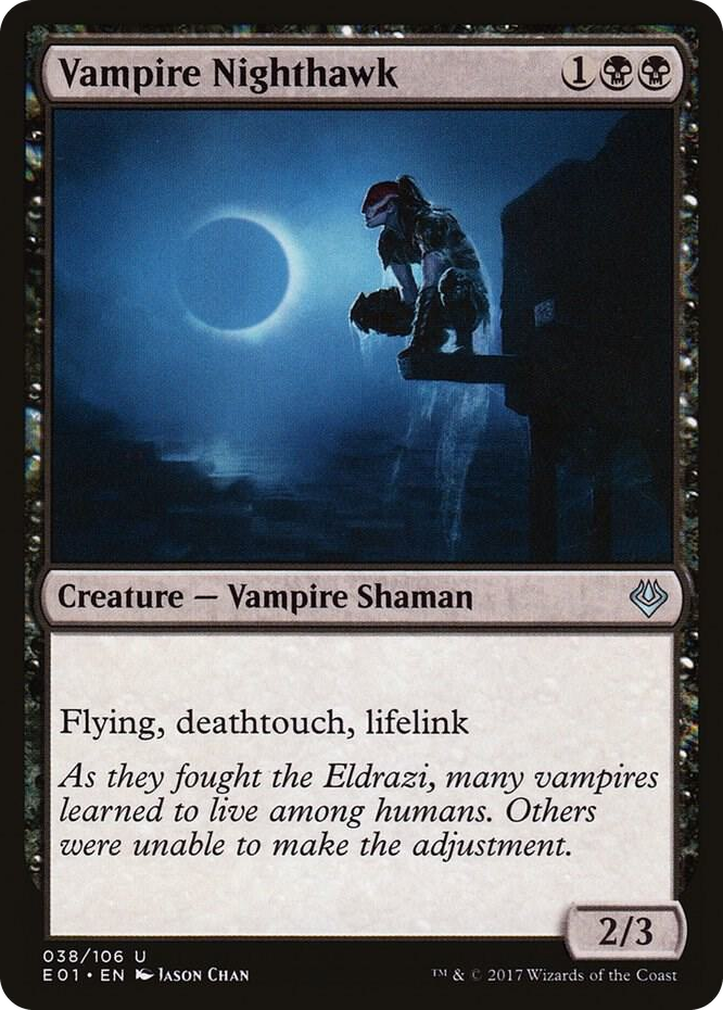 Vampire Nighthawk #38 U - Archenemy: Nicol Bolas Pokemon card