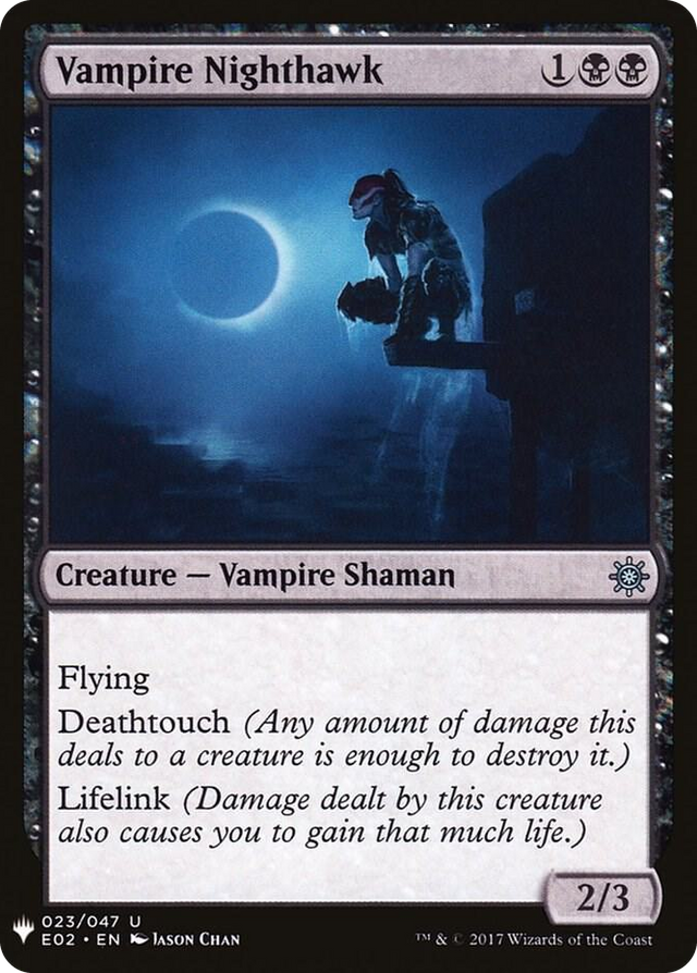0023 Vampire Nighthawk (E02) U The List Reprints