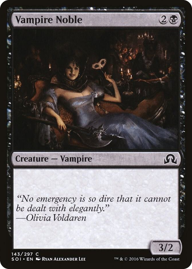 Vampire Noble #143 C - Shadows over Innistrad Pokemon card