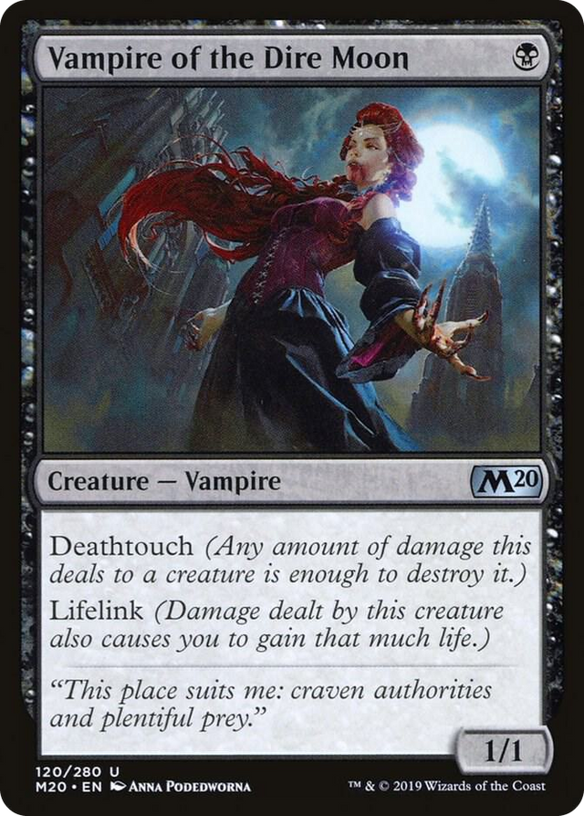 0120 Vampire of the Dire Moon U Core Set 2020