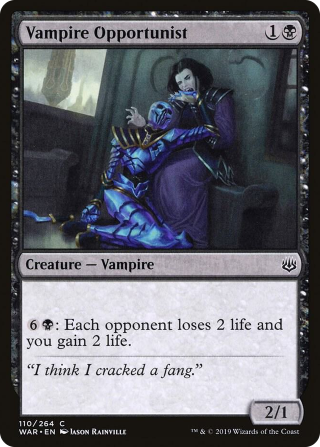 0110 Vampire Opportunist C War of the Spark
