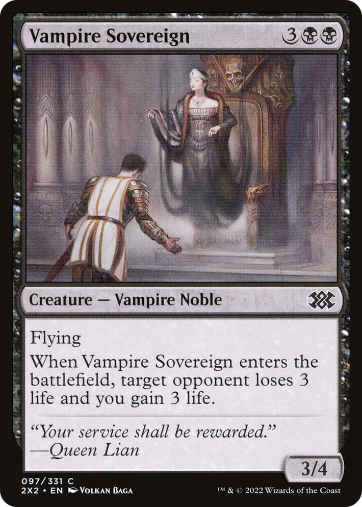 0097 Vampire Sovereign C Double Masters 2022