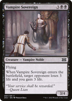 0097 Vampire Sovereign C Double Masters 2022