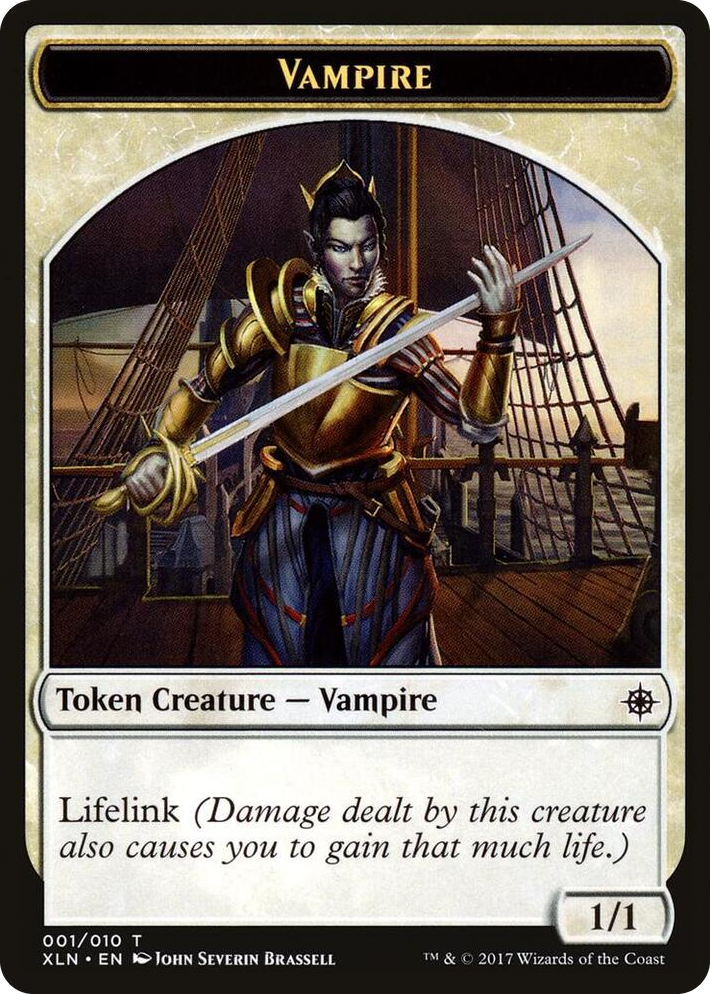 0001 Vampire // Treasure (008) Double-Sided Token T Ixalan