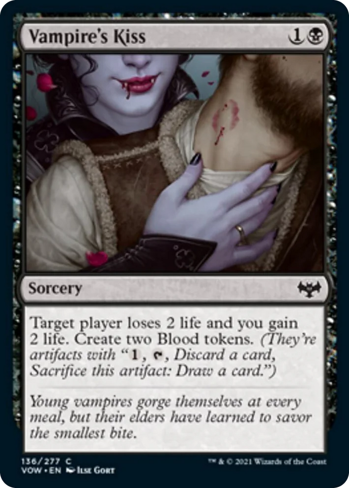 0136 Vampire's Kiss C Innistrad: Crimson Vow