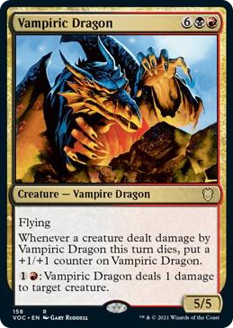 0158 Vampiric Dragon R Commander: Innistrad: Crimson Vow