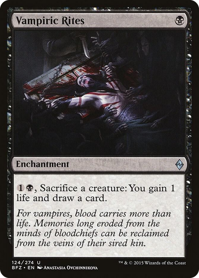 0124 Vampiric Rites U Battle for Zendikar