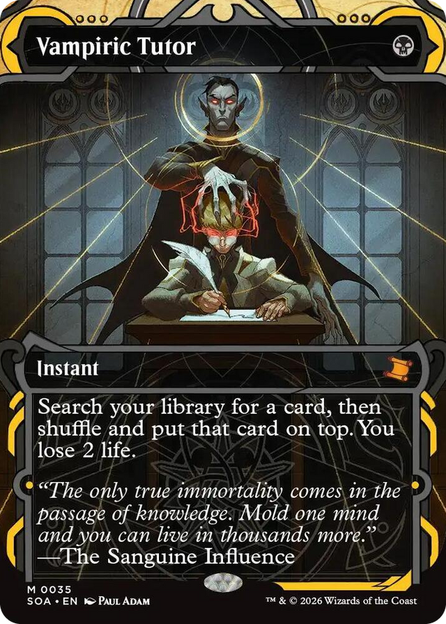 0035 Vampiric Tutor M Secrets of Strixhaven: Mystical Archive